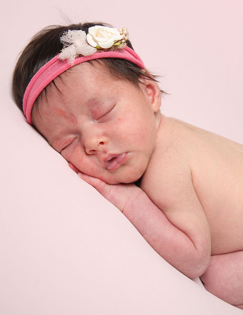 Red Eye Removal, Newborn Baby Photo Retouching